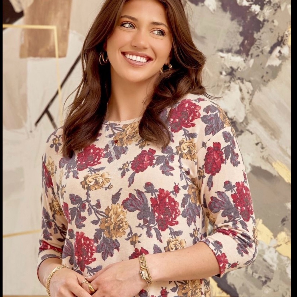 Dear Scarlett Beige multi tunic
